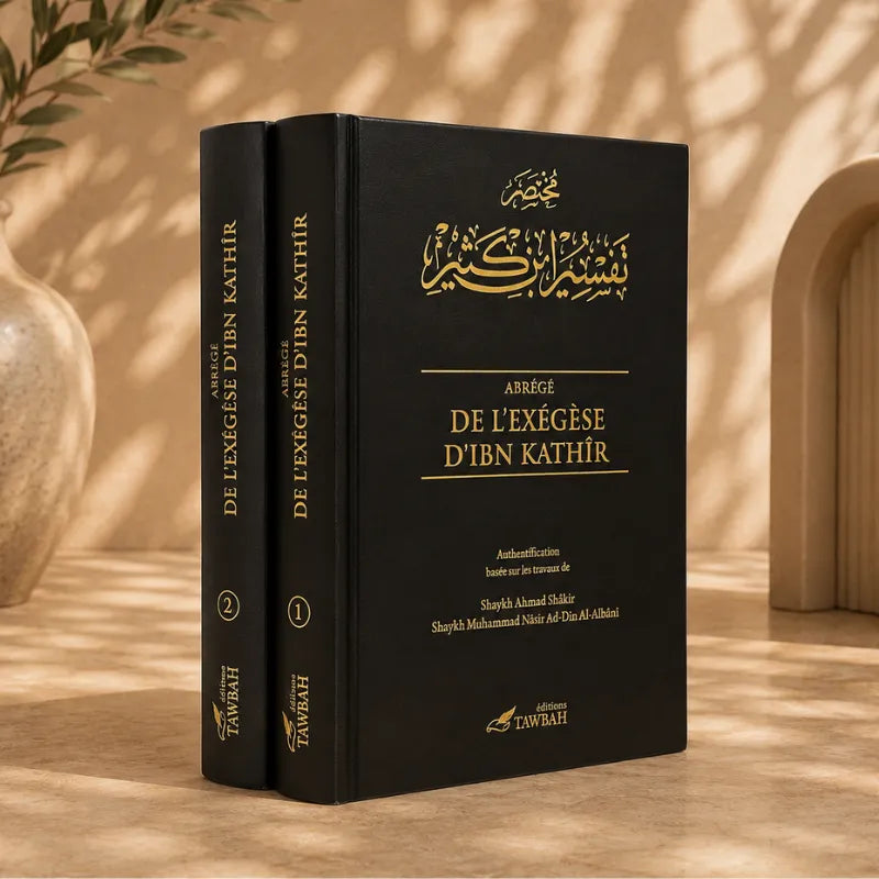 Abrégé de l'Exégèse du Coran Tafsir d'Ibn Kathir en 2 volumes