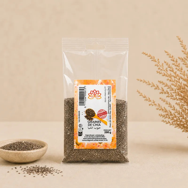 Graines de Chia – 200g – Nina Groupe - Ethnika