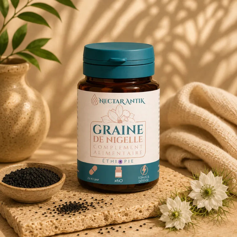 Graines de nigelle en gélules – Nectar Antik