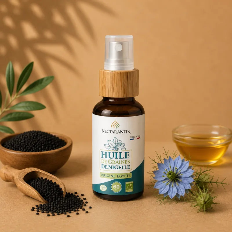 Huile de Nigelle Cosmétique Spray Bio – Nectar Antik