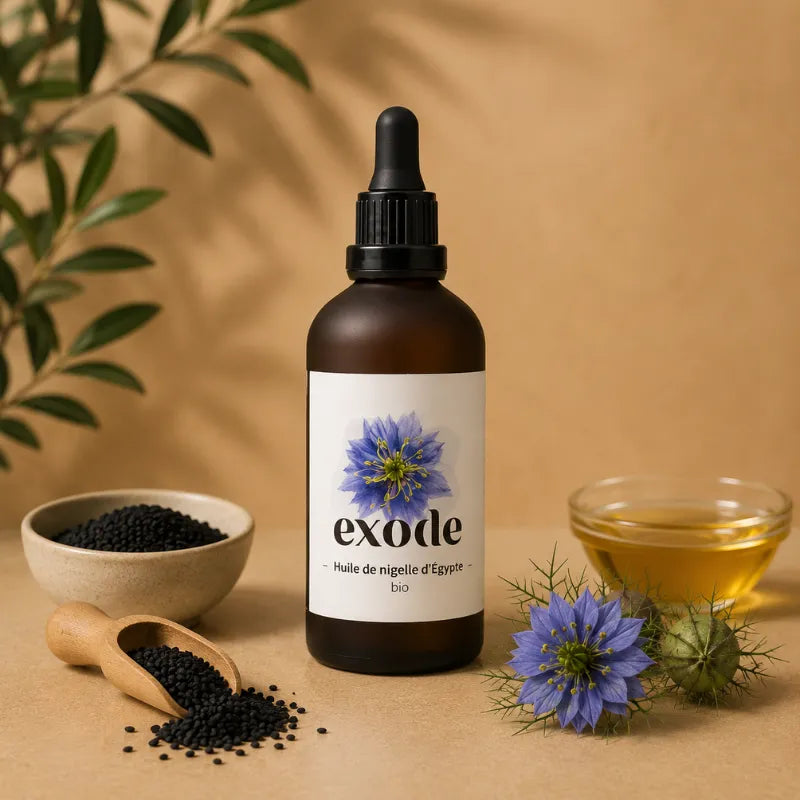 Huile de nigelle - Bio - Cumin noir - Exode