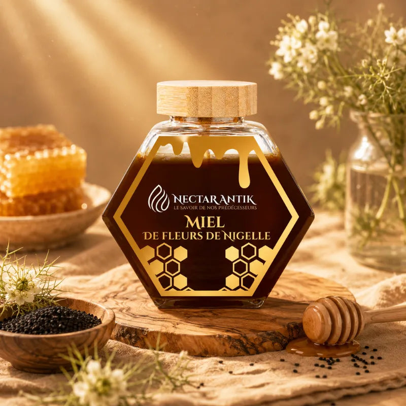 Miel de fleur de nigelle - Nectar Antik