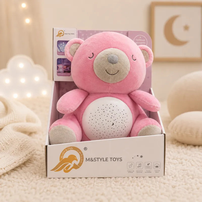 Ours lumineux - Veilleuse Islamique - Rose