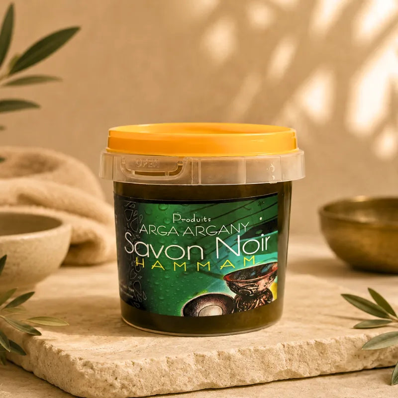Savon noir hammam - 350 g - Arga Argany