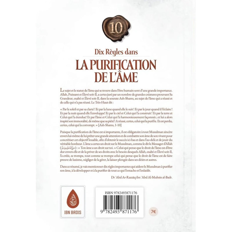 10 règles de purification de l'âme