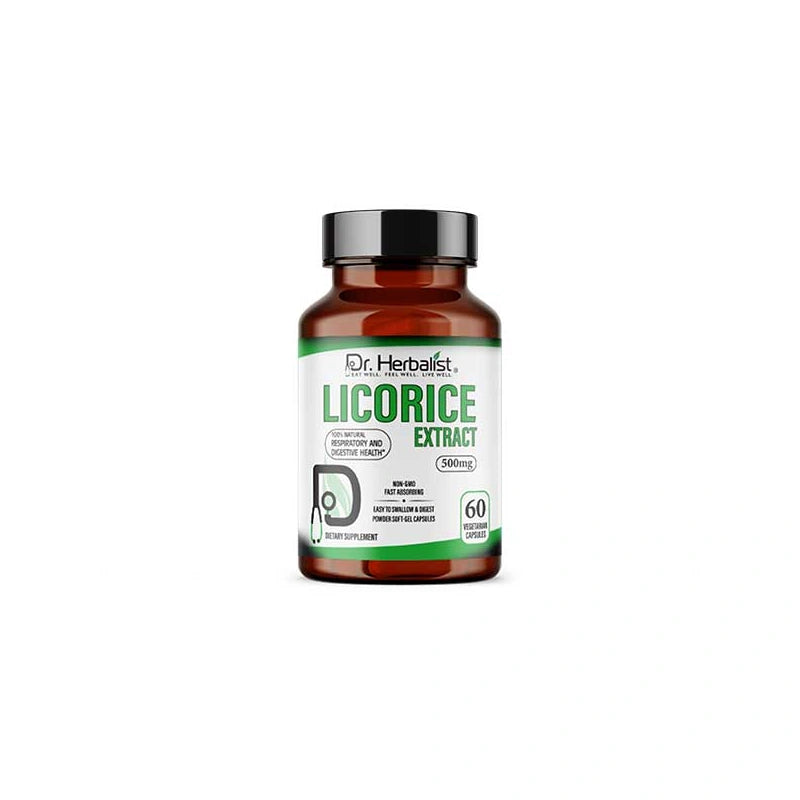 Gélules Extrait de Réglisse 250 mg – Dr. Herbalist
