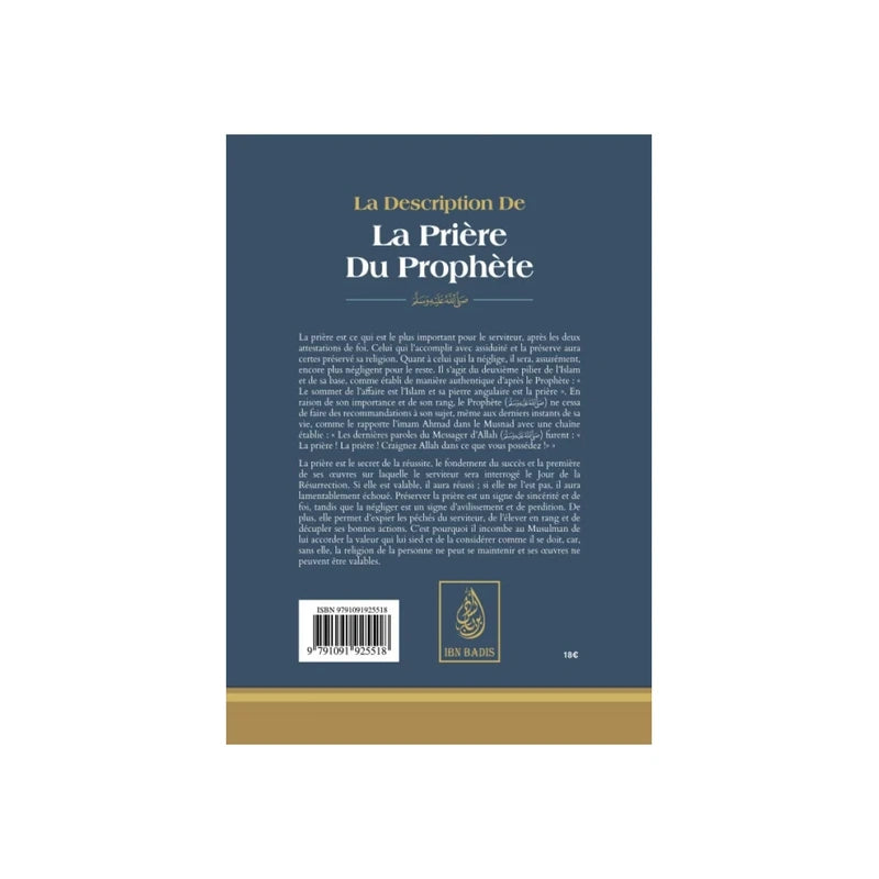 La description de la prière du prophète