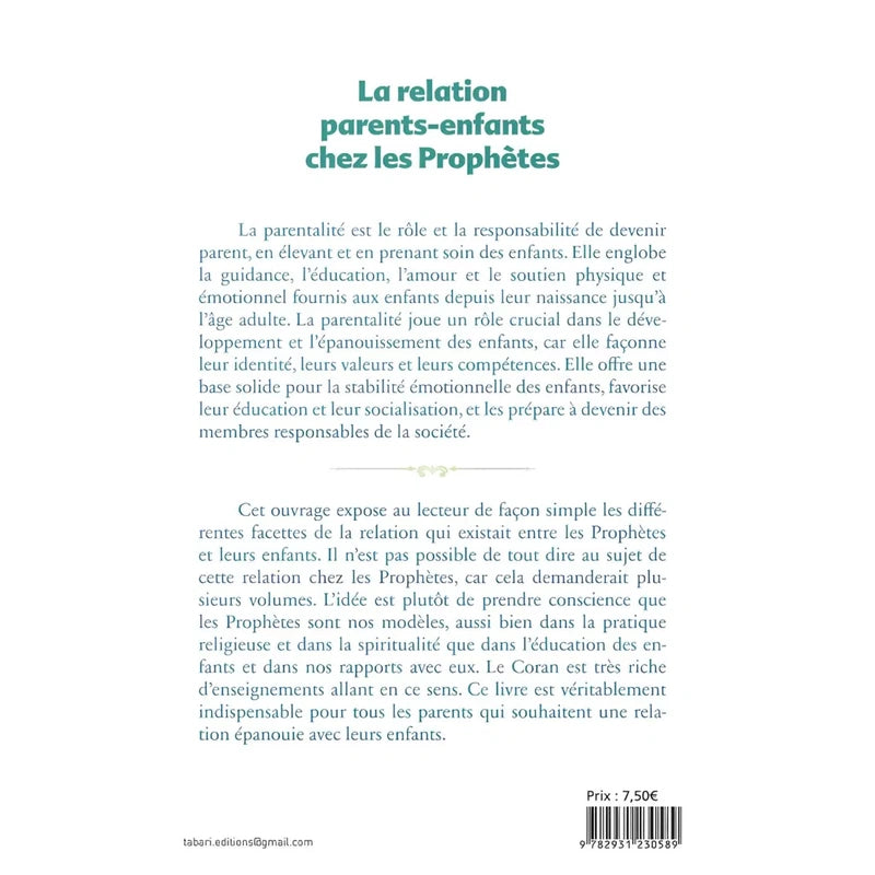 La relation Parents-enfants chez les prophètes
