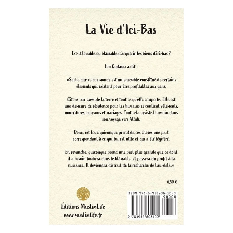 La vie d'ici-bas