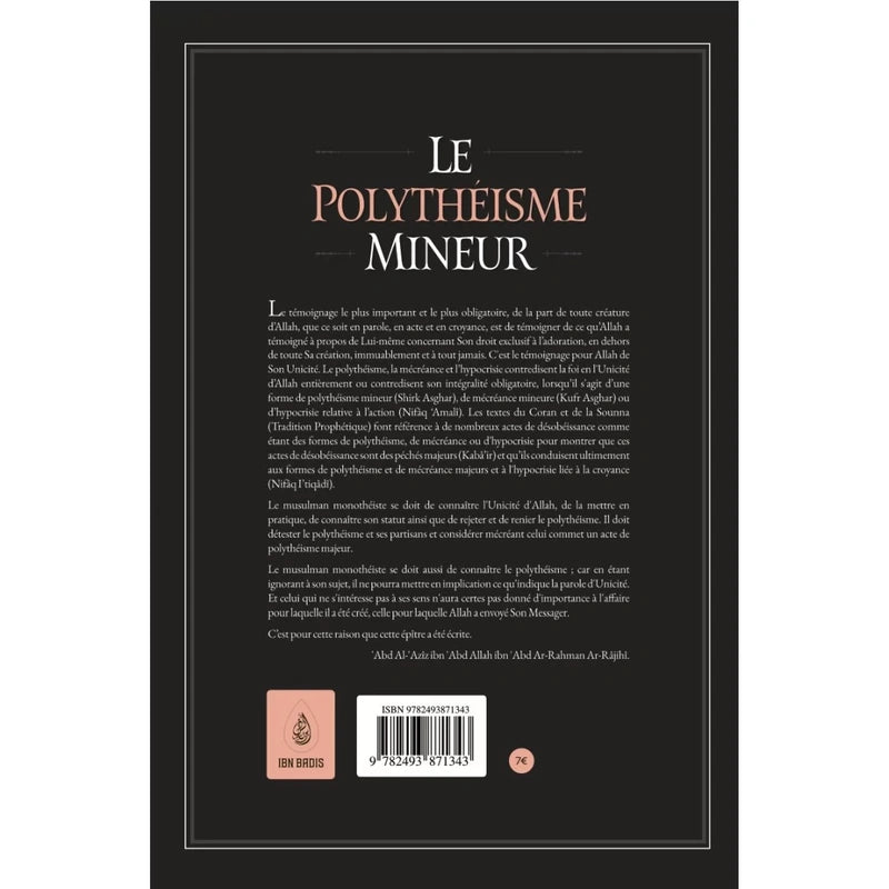 Le polythéisme mineur