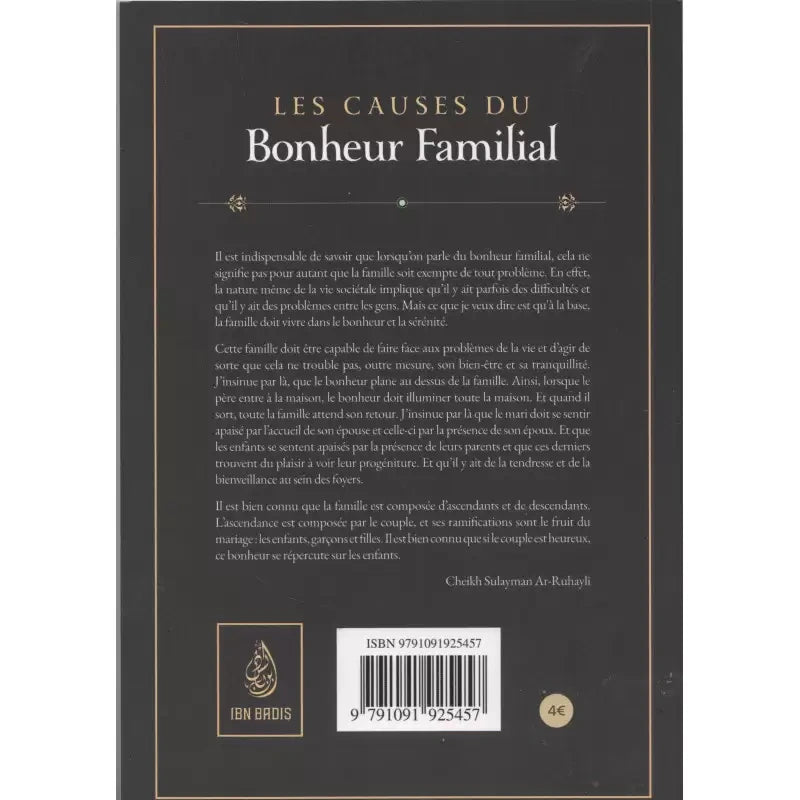 Les causes du bonheur familial