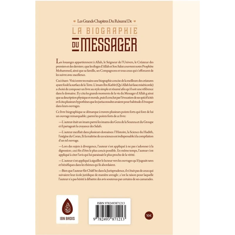 La Biographie du Messager