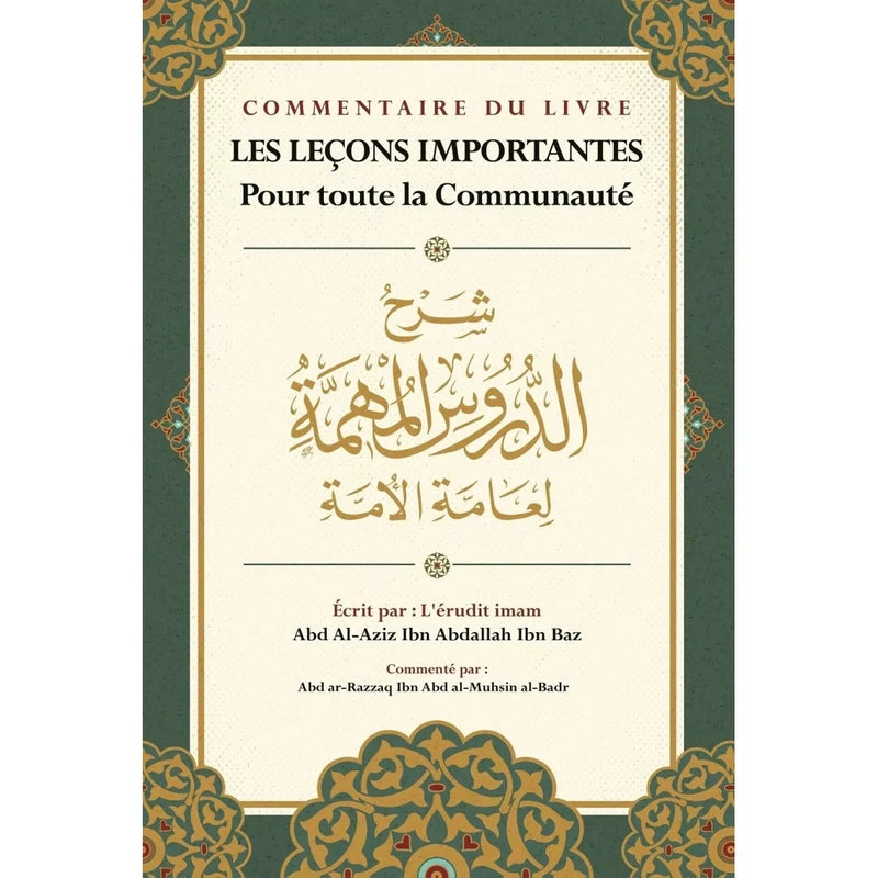 Les leçons importantes pour toute la communauté