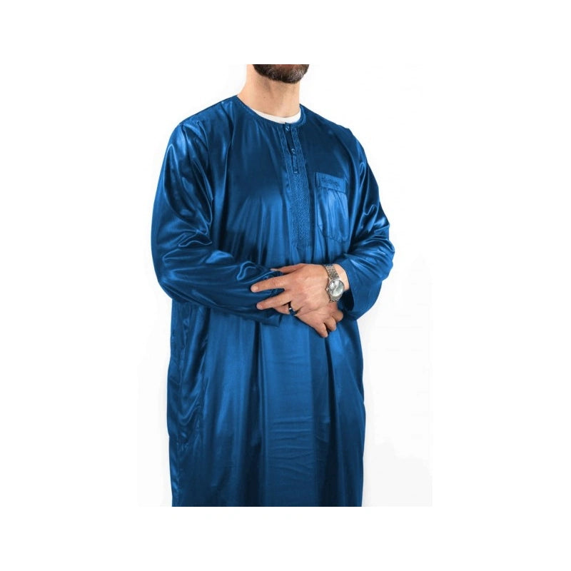 Qamis Atlas manches longues