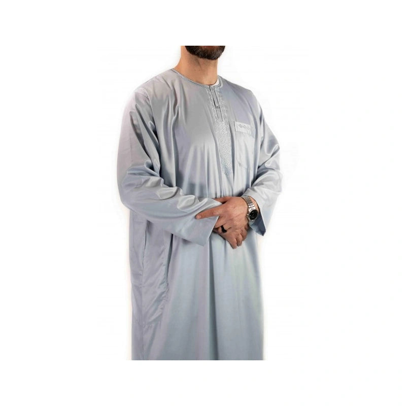 Qamis Atlas manches longues