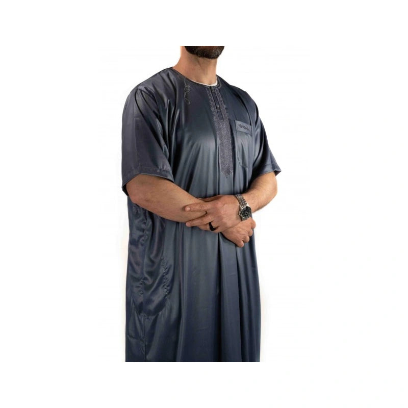 Qamis Atlas manches courtes
