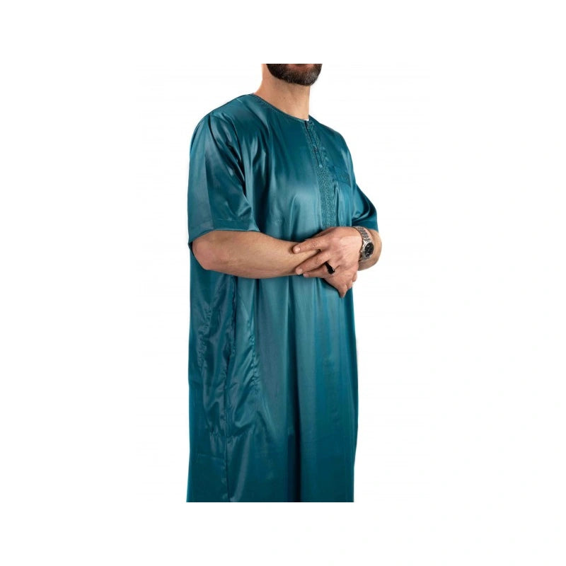 Qamis Atlas manches courtes