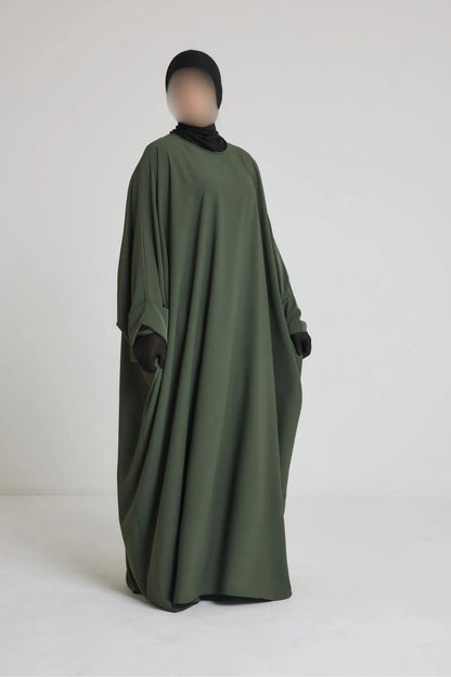 Robe Nour - large et manche large avec bouton