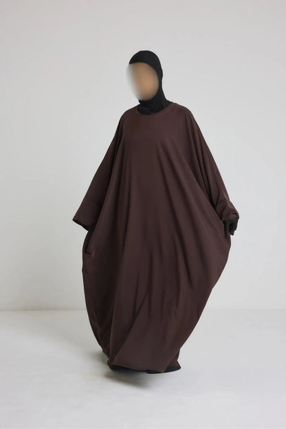 Robe Nour - large et manche large avec bouton
