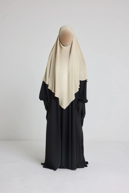 Khimar Court Soie de Médine