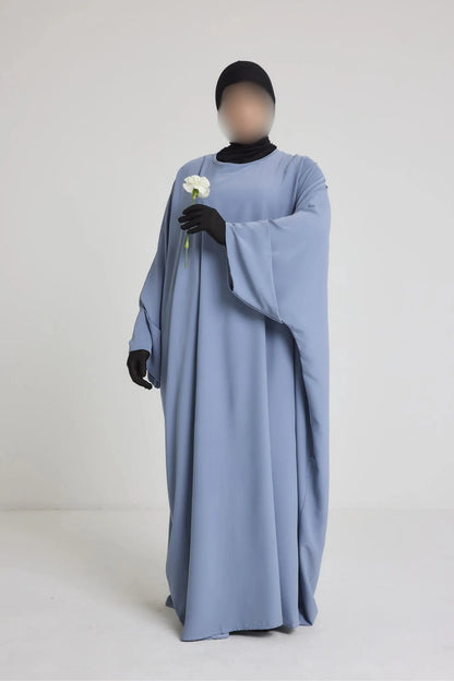 Robe Nour - large et manche large avec bouton