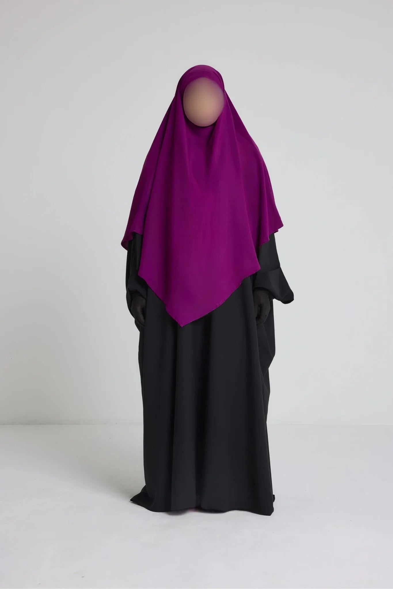 Khimar Court Soie de Médine