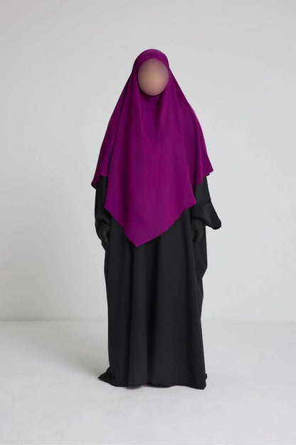 Khimar Court Soie de Médine