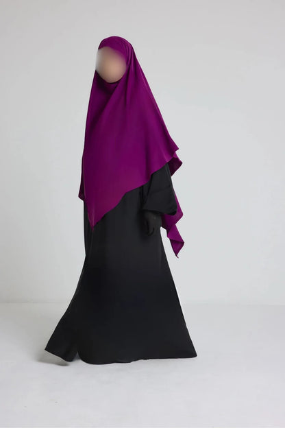 Khimar Court Soie de Médine