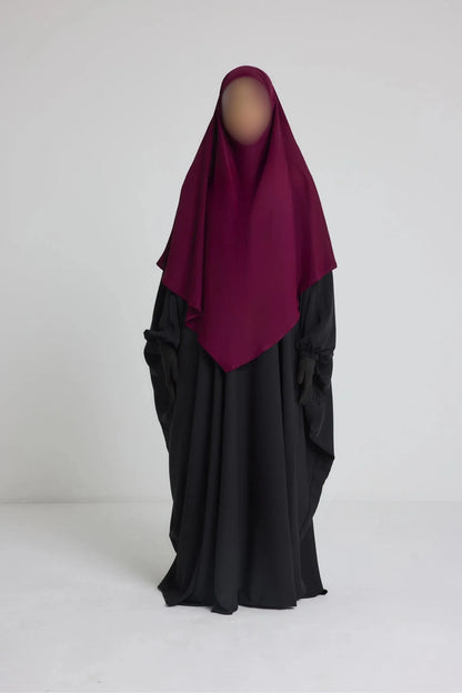 Khimar Court Soie de Médine