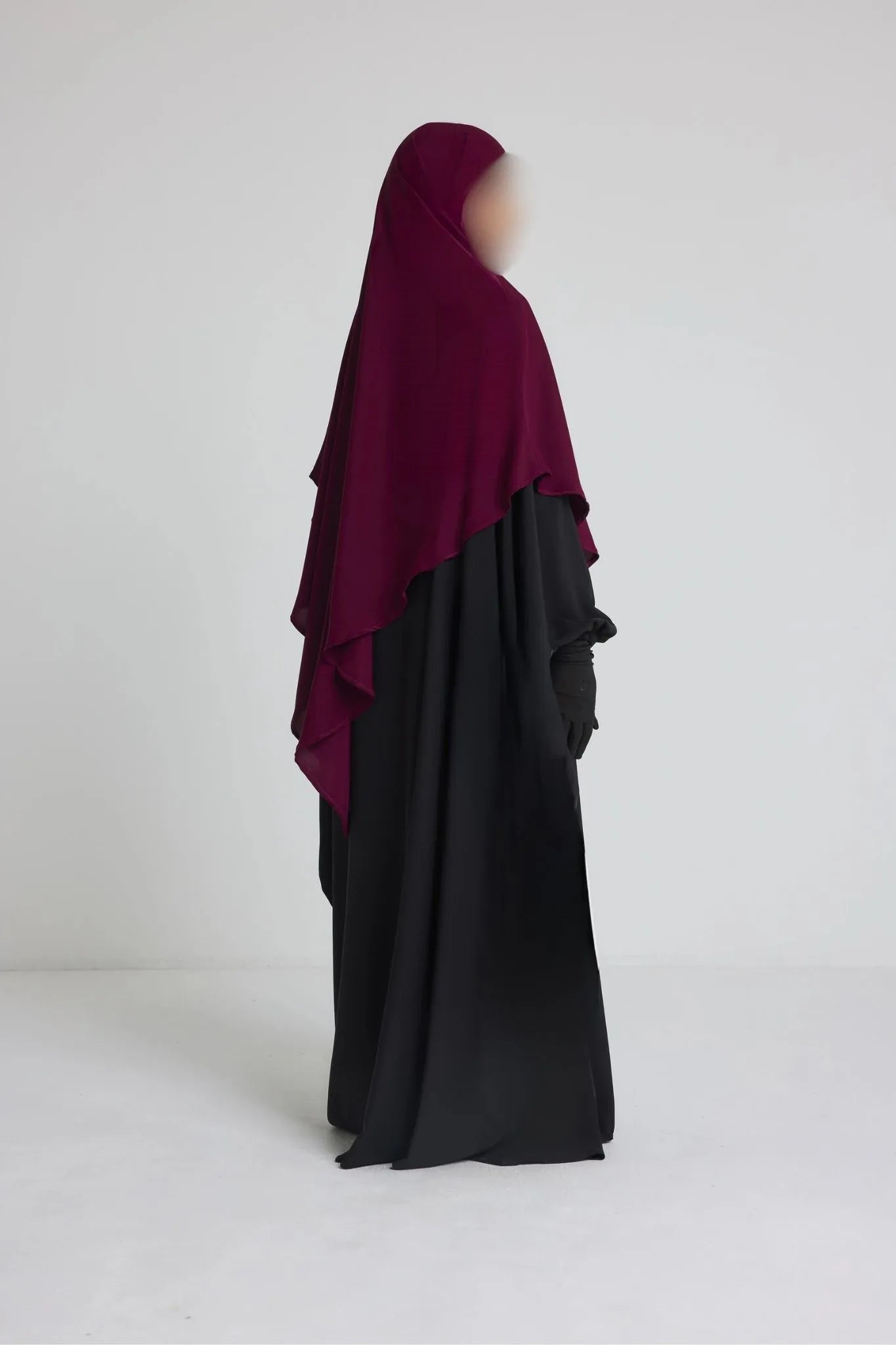 Khimar Court Soie de Médine