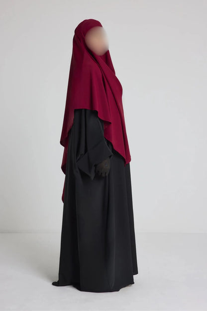 Khimar Court Soie de Médine