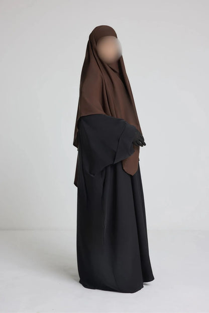 Khimar Court Soie de Médine