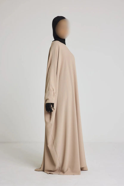 Robe Nour - large et manche large avec bouton