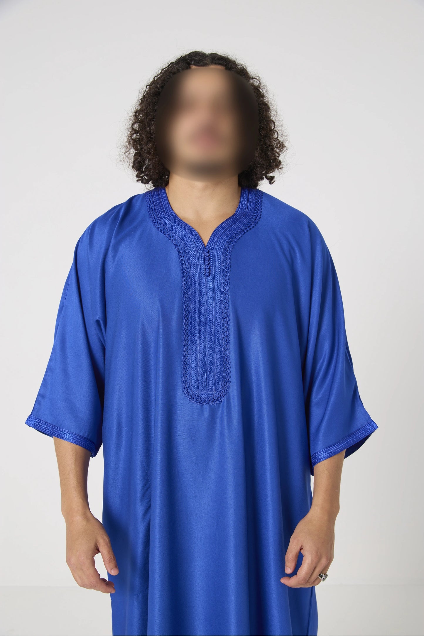 Qamis Marocain col orné