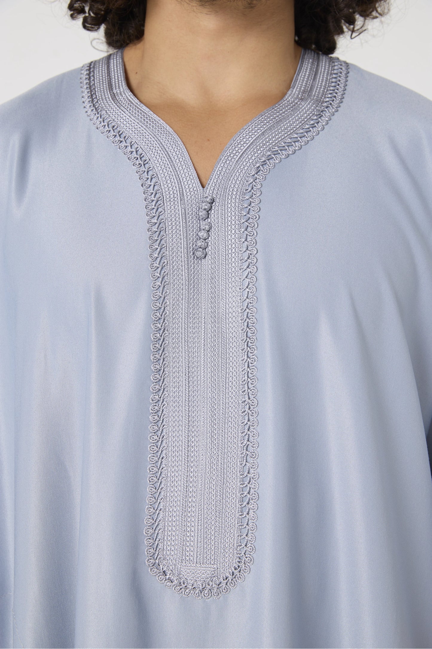 Qamis Marocain col orné