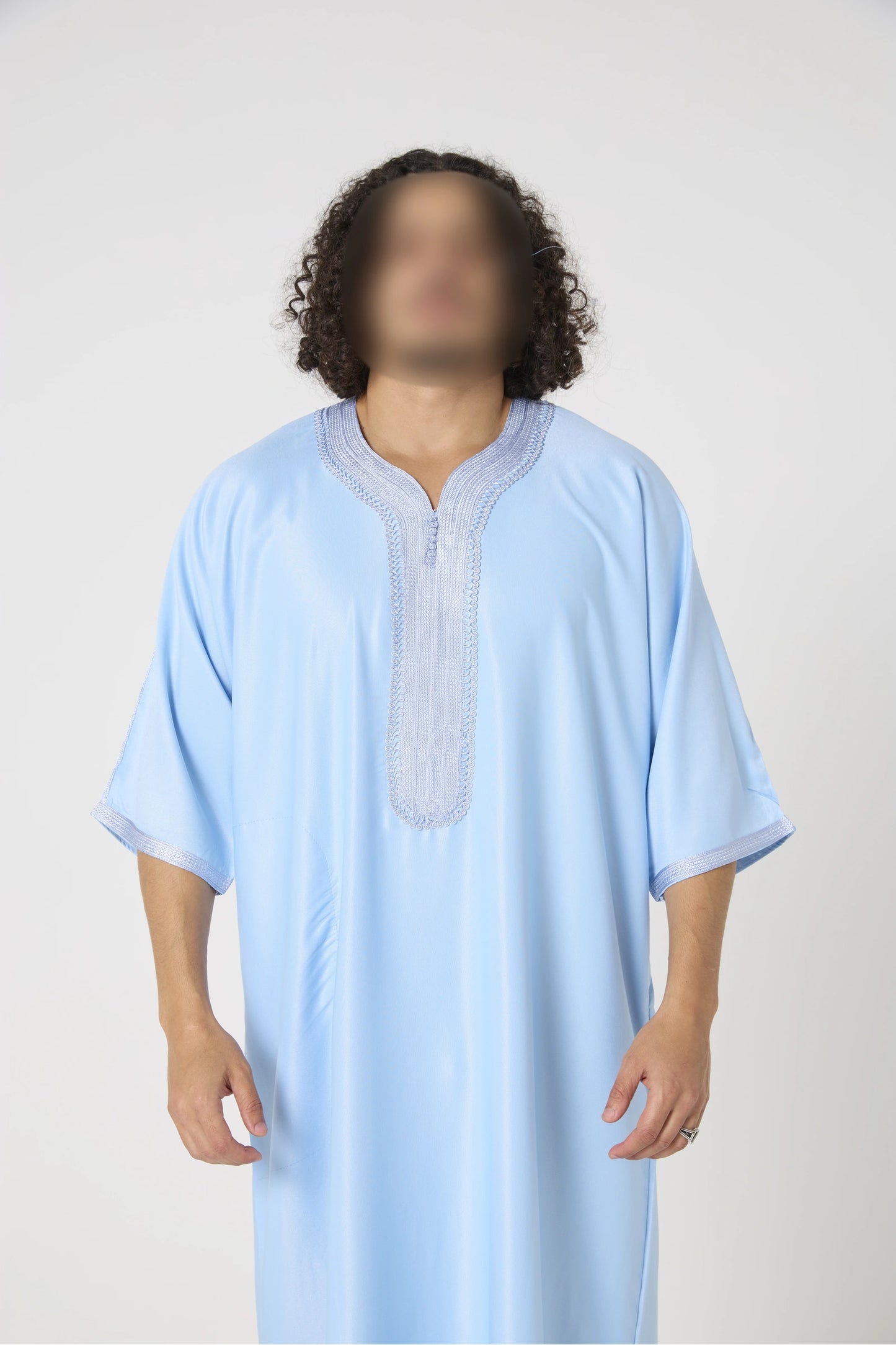 Qamis Marocain col orné