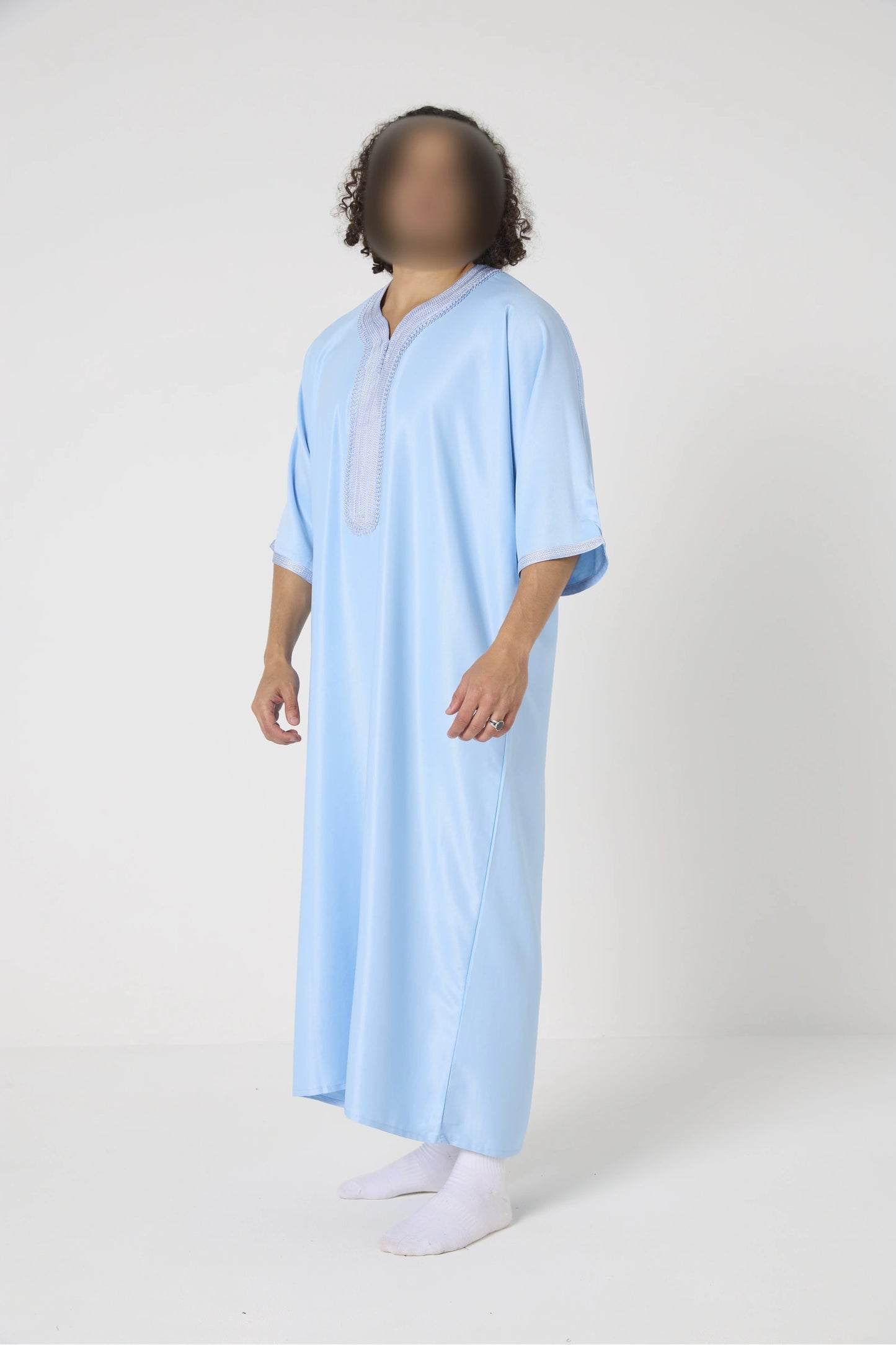 Qamis Marocain col orné