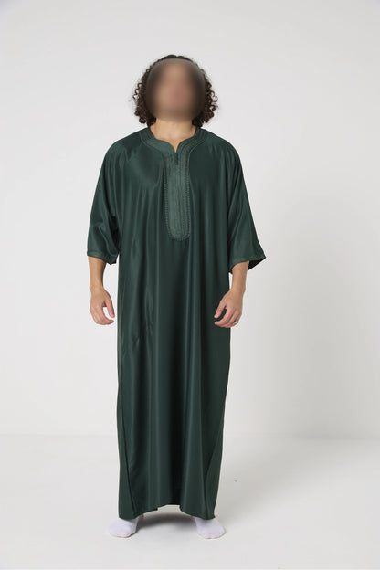 Qamis Marocain col orné