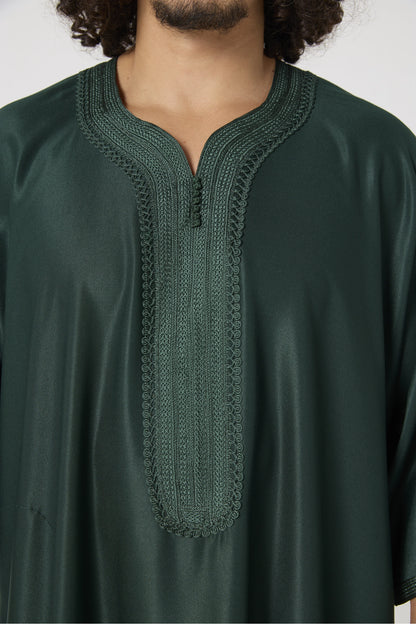 Qamis Marocain col orné