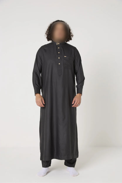 Qamis Al Haramain col avec pantalon