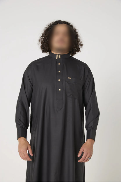 Qamis Al Haramain col avec pantalon