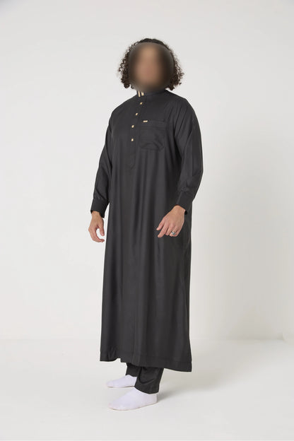 Qamis Al Haramain col avec pantalon