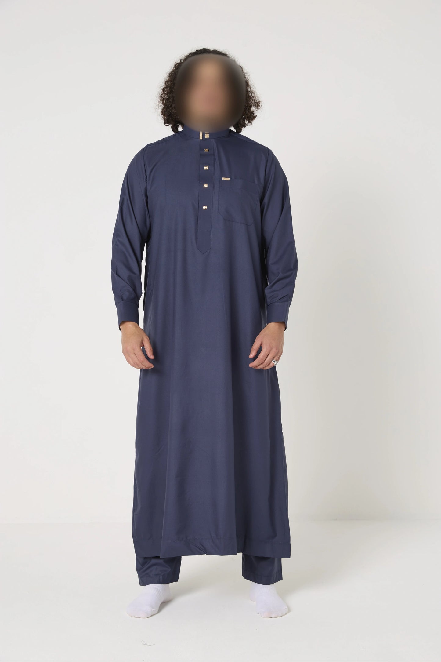 Qamis Al Haramain col avec pantalon