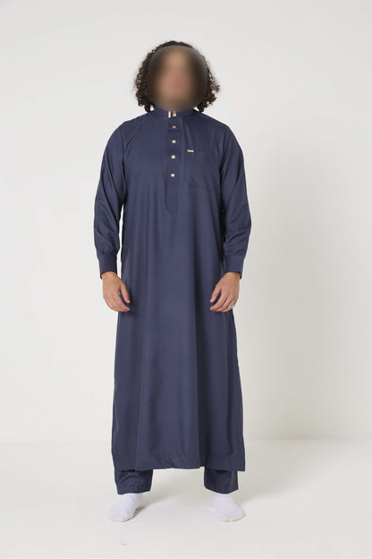 Qamis Al Haramain col avec pantalon
