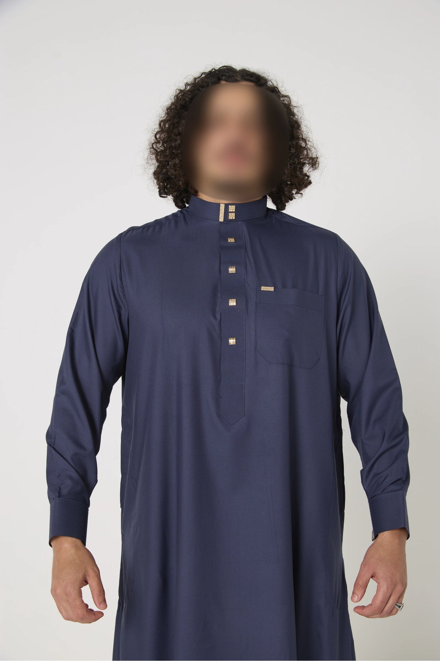 Qamis Al Haramain col avec pantalon