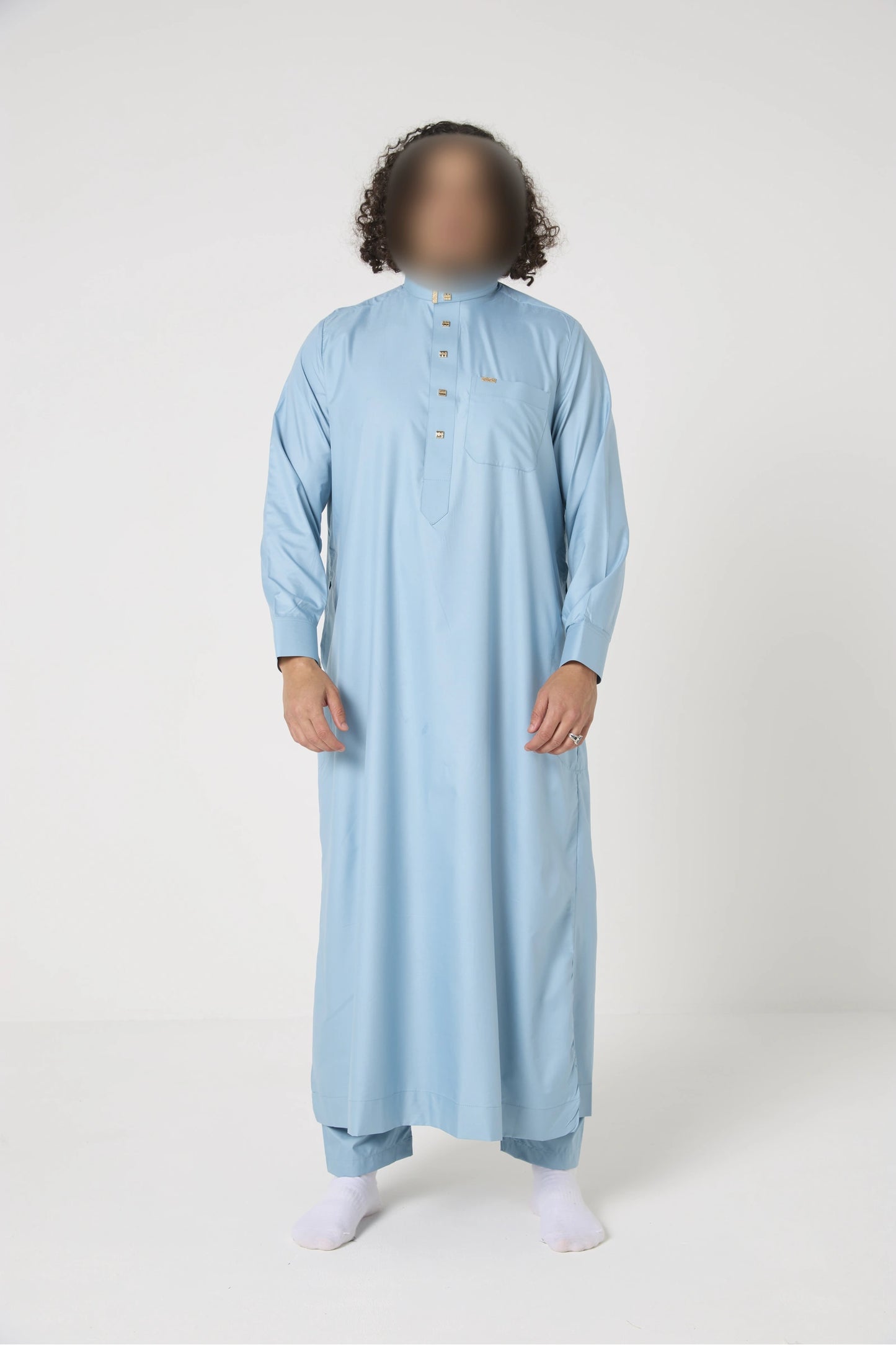Qamis Al Haramain col avec pantalon