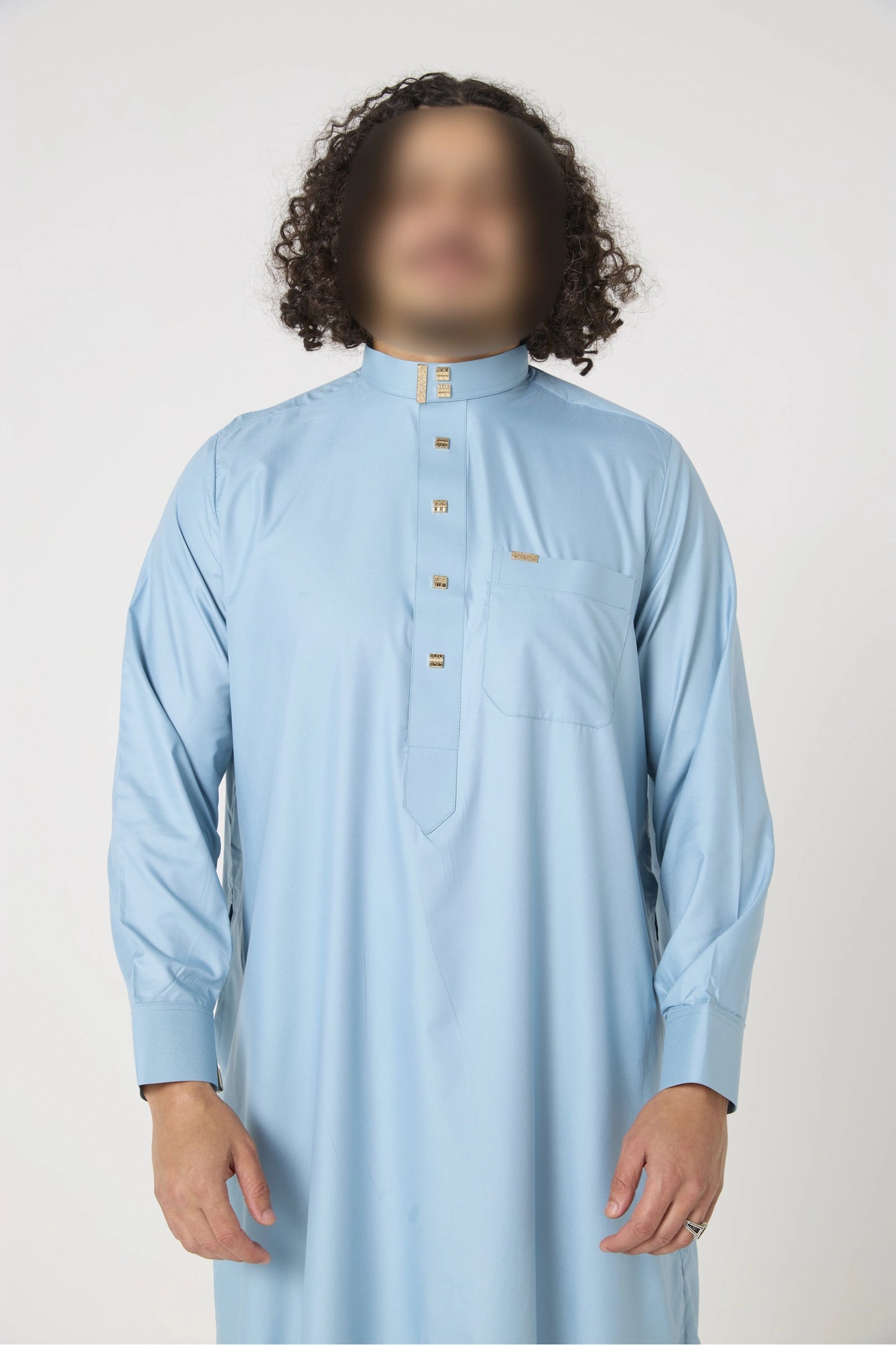 Qamis Al Haramain col avec pantalon