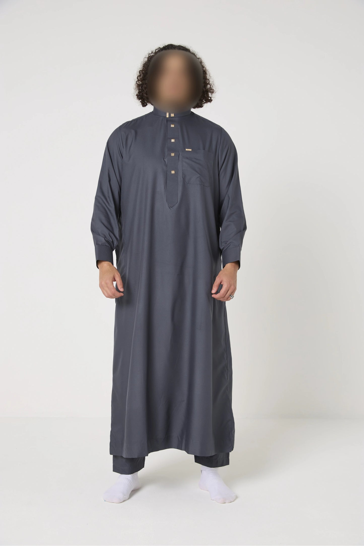 Qamis Al Haramain col avec pantalon
