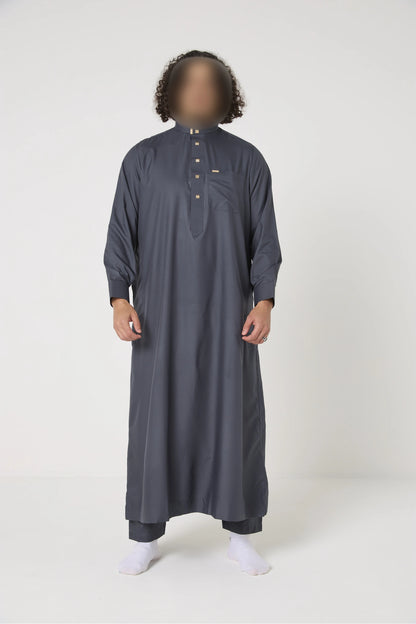 Qamis Al Haramain col avec pantalon