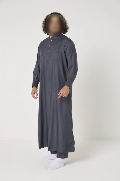 Qamis Al Haramain col avec pantalon